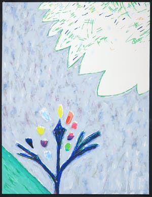 Harrie Gerritz - Zeefdruk, Compositie met boom kopen? Bied vanaf 1!