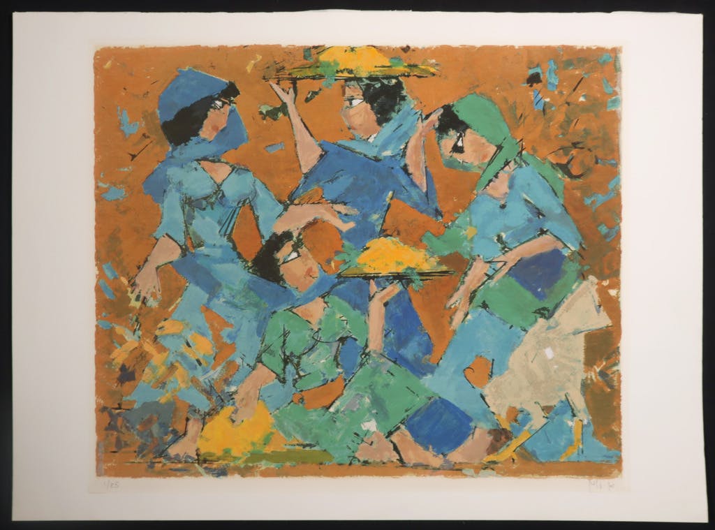 Aryeh Lubin - Aryeh Lubin: Litho, Z.T. Vier vrouwen kopen? Bied vanaf 35!