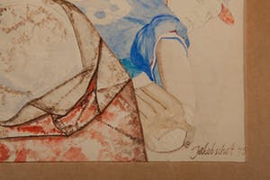 Jacob Schot - De doffe glans van het spel - 1976 - aquarel op papier kopen? Bied vanaf 20!