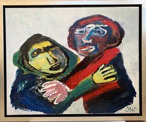 Martin van Wordragen - Olieverf op doek - Thuiskomst 2005 (Groot) verkocht voor € 450!