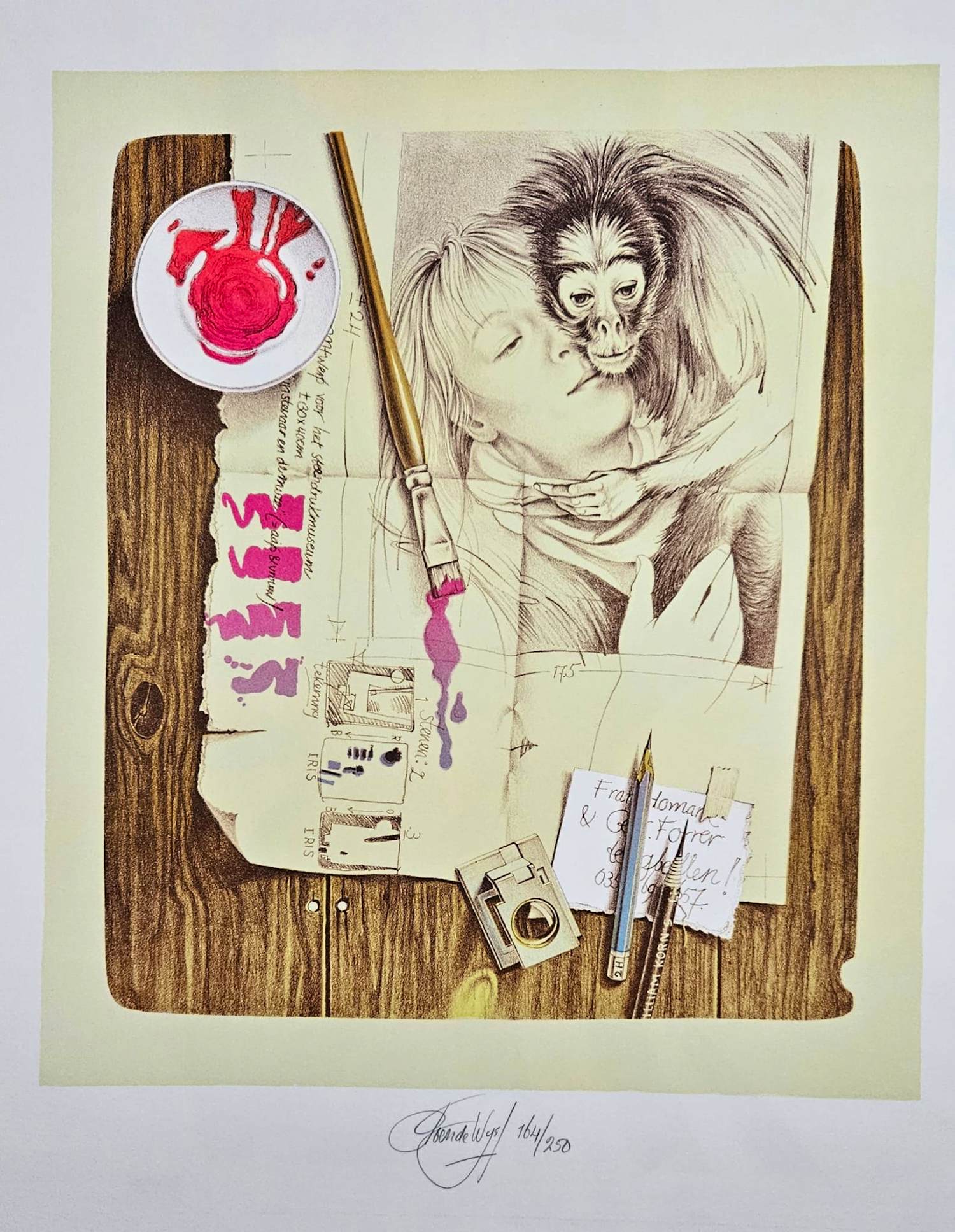 Poen de Wijs - De muze kust de kunstenaar kopen? Bied vanaf 40!