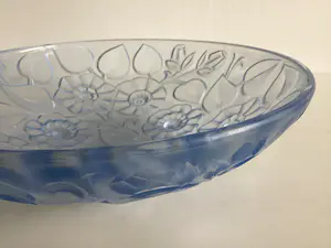 Niet of onleesbaar gesigneerd - Art Deco schaal met bloemen motief kaufen? Bieten Sie von 1!
