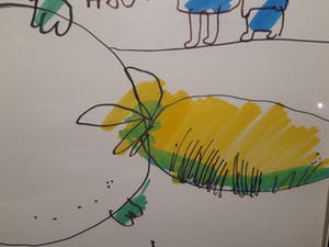 Herman Brood - grote tekening, ingelijst en gesigneerd kopen? Bied vanaf 775!