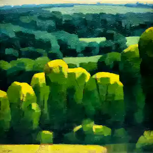 Willem Visser - Lot-et-Garonne (avondstemming) verkocht voor € 101!