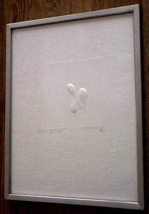 Harry van Kuyk - Reliefdruk, Geometrische diepdruk - 1975 kopen? Bied vanaf 160!