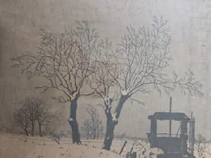 AcheterHendrik de Laat - Sneeuwlandschap. Bomen. Vaart.? Enchérissez de 89!