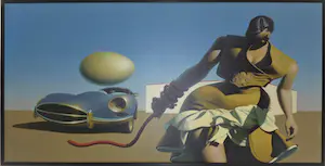 Jan Bouman - Surrealistische voorstelling kopen? Bied vanaf 175!