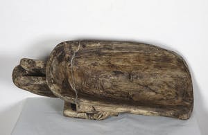 Dogon - Houten initiatiemasker met bovenop een man kopen? Bied vanaf 1!