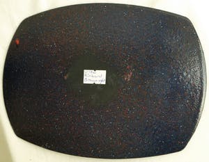 Richard Braun - Geëmailleerd schaaltje van staal – Hoogovens 50 jaar - 1968 kopen? Bied vanaf 10!