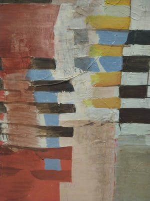 Jo Manders - 'Kompositie II' - Olieverf 1974 kopen? Bied vanaf 350!