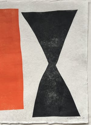 Klaas Gubbels - grote houtdruk 'Soestdijk' - 2014 kopen? Bied vanaf 495!