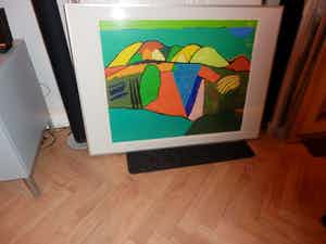 Ronald Boonacker - Kleurenzeefdruk ANDALUCIA INGELIJST verkocht voor € 125!