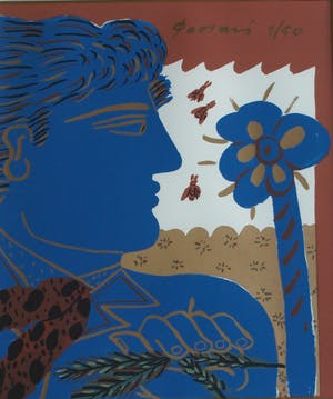 Alexandre Fassianos - Litho, ingelijst , “Mythologische voorstelling” – nr. 1 van 50 ex. kopen? Bied vanaf 100!