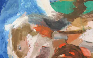 Aart Roos - Gouache, Abstracte compositie (Groot) kopen? Bied vanaf 1!