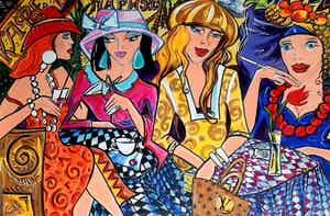 Elena Polyakova - Cafe Paris verkocht voor € 275!