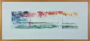 Olivier Beijn - Ets, Stad II - Ingelijst verkauft für € 45!