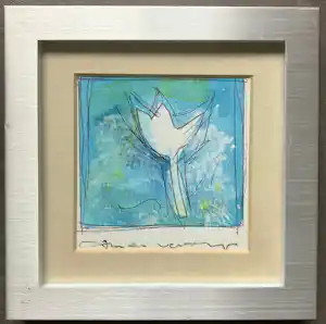 Theo Verduyn - Tulp - Mixed media - Gesigneerd vendu pour 40€ !