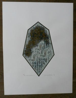 Bert Vredegoor - Zeefdruk: Miserere I - 1991 kopen? Bied vanaf 45!