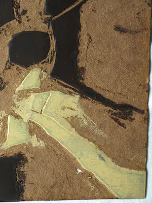 Fon Klement - 4 beschilderde hardboard platen, gebruikt als drukplaten voor de drukpers kopen? Bied vanaf 1!