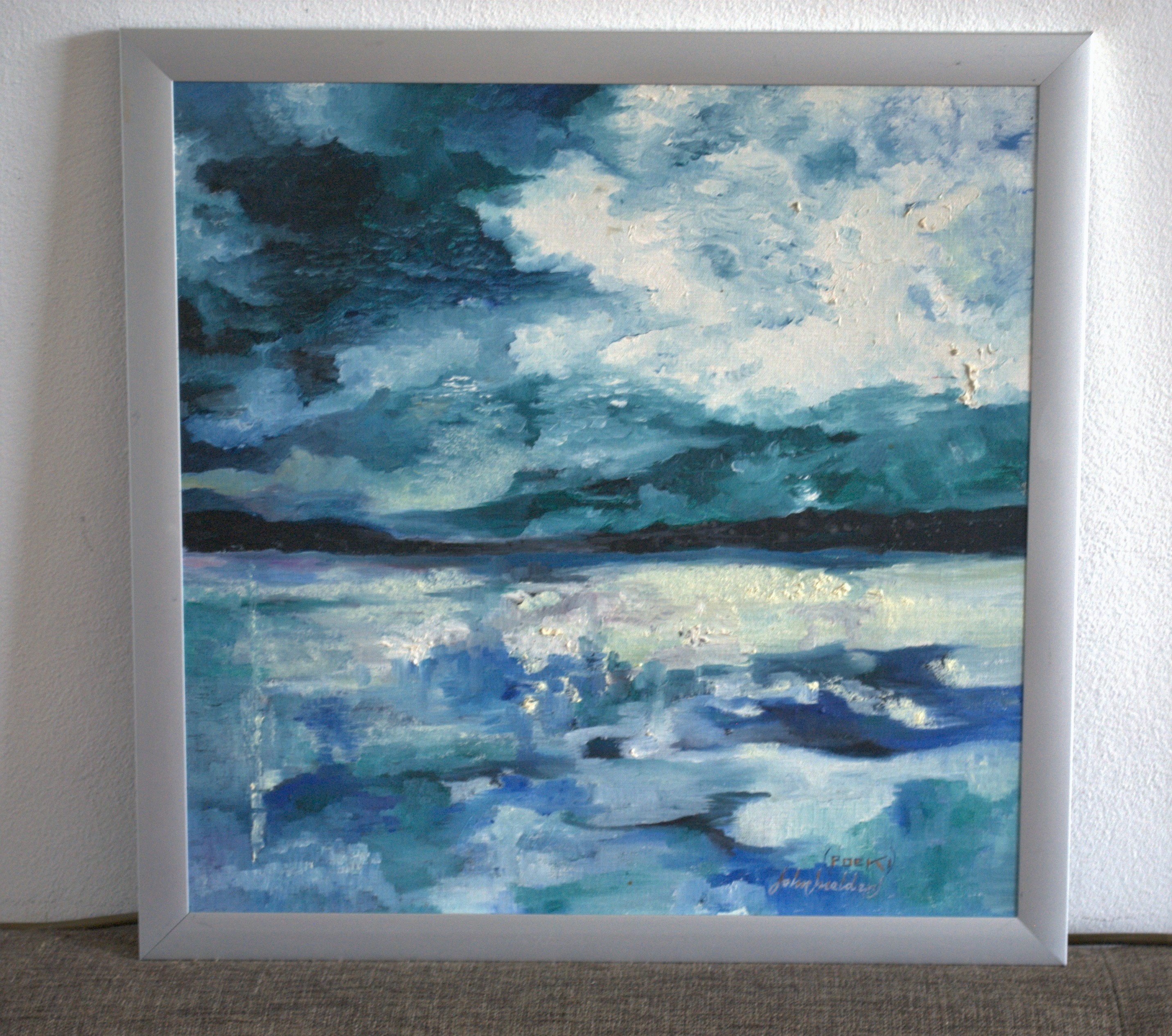 John Snelders - landschap olieverf verkocht voor € 50!