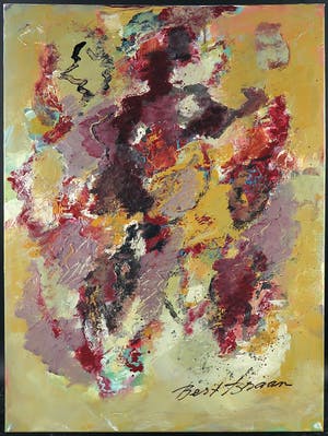 Bert Braam - Acryl op doek, Zonder titel kopen? Bied vanaf 1!