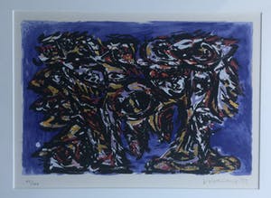 Theo Wolvecamp - Abstracte voorstelling kopen? Bied vanaf 275!