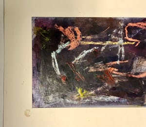 Paul Haanschoten - Abstracte compositie kopen? Bied vanaf 70!