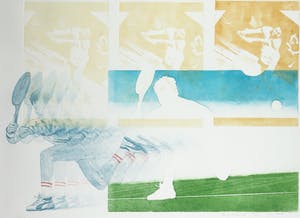 Leentje Linders - Kleurenets, Deuce - Ingelijst kopen? Bied vanaf 1!