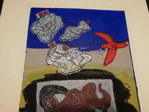 Corneille - Six Rêves Peints - Grote handgesigneerde Litho - 1989 kopen? Bied vanaf 165!