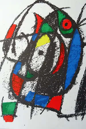 Joan Miro - La Sauterelle - 1975 - Litografía original IV (band II) - Mourlot 1039 kopen? Bied vanaf 139!