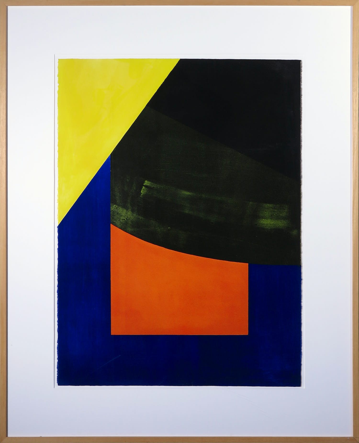 Willem Sanders - Litho, Study for an Asian leisure landscape - Ingelijst verkocht voor € 1!