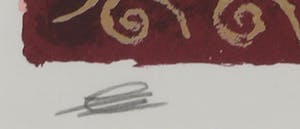 Jacques Tange - Zeefdruk, Blue Moon - Ingelijst kopen? Bied vanaf 90!