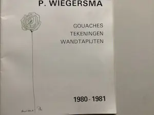 Pieter Wiegersma - Catalogus n.a.v. expositie - incl tekening en handtekening kaufen? Bieten Sie von 40!
