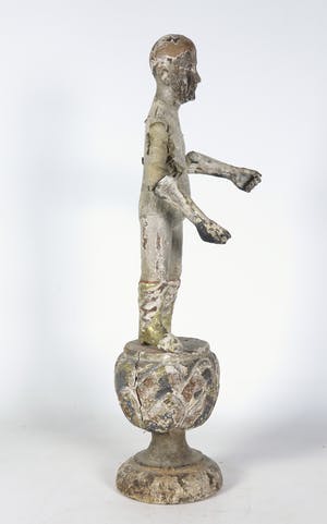 Curiosa - Houten figuur staand op een sokkel kopen? Bied vanaf 1!
