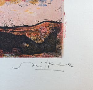 Willem Snitker - Abstracte compositie, aquatint ets (zeer kleine oplage) kopen? Bied vanaf 45!