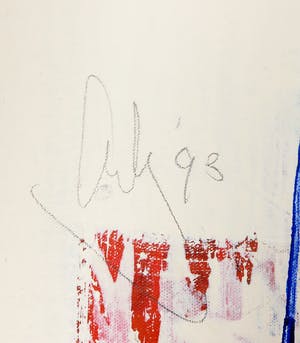 Arty Grimm - Olieverf op doek, Zonder titel, Ingelijst (Groot) kopen? Bied vanaf 300!