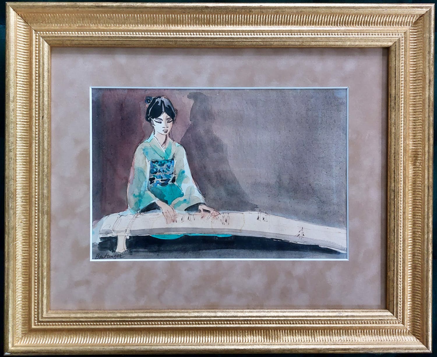 Cees Bantzinger - Musicerende Geisha verkocht voor € 190!