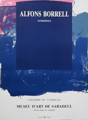 Alfons Borrell Palazon - Affiche - Antologica Museu d'art de sabadell kopen? Bied vanaf 1!
