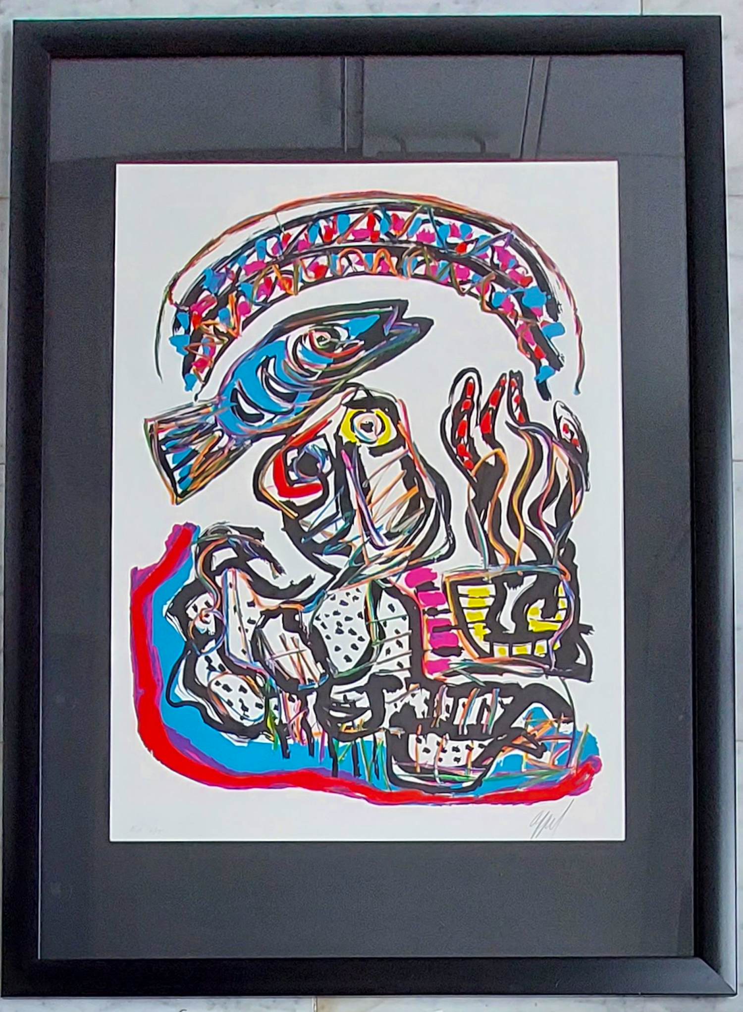 Karel Appel - Cobra figuur - oplage 7 van 10 verkocht voor € 595!