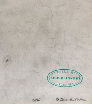 Carl Klinkert - C.Klinkert 1905-1995 Paleis op de Dam gemengde techniek kopen? Bied vanaf 25!