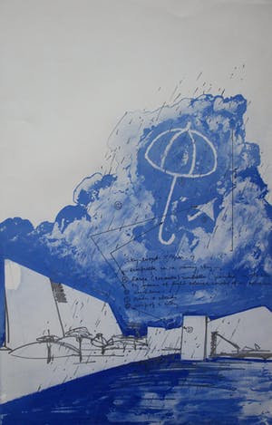 Pieter Engels - Zeefdruk: Sky Event - 1972 kopen? Bied vanaf 40!