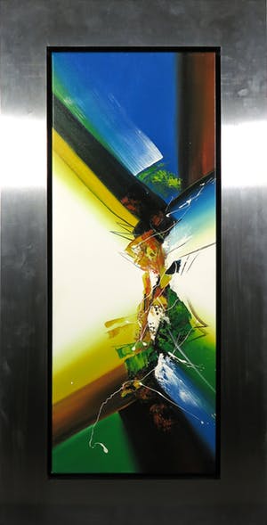 Lee Cole - Acryl op doek, Abstract - Ingelijst (Groot) kopen? Bied vanaf 80!