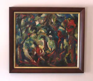 Hugo Metsers - Abstract bosgezicht . kopen? Bied vanaf 345!