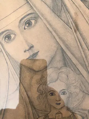 Jan Toorop - Maria aan zee (prachtig werk, 1924) kopen? Bied vanaf 129!