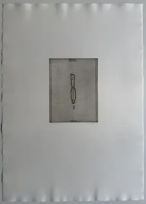 Reinier Lucassen - Handgesigneerde ets | 'Idol 3' | 1988 kopen? Bied vanaf 120!