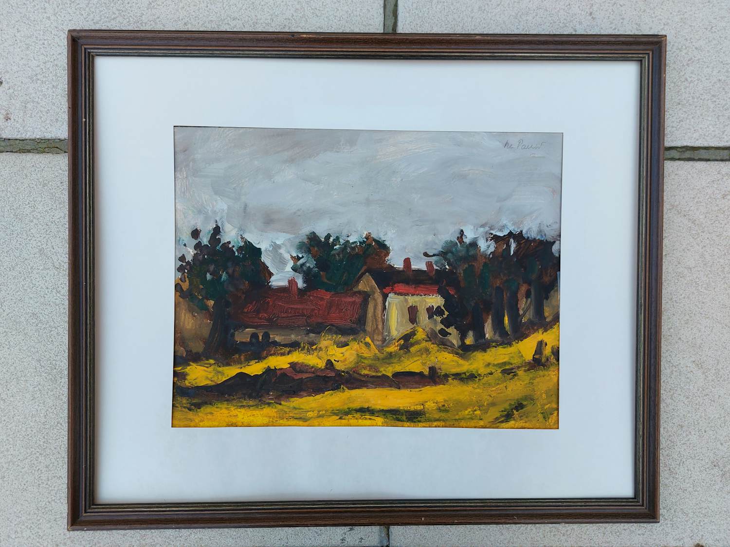 Gabriel De Pauw - Zonnig landschap met hoeve te Temse Velle kopen? Bied vanaf 100!