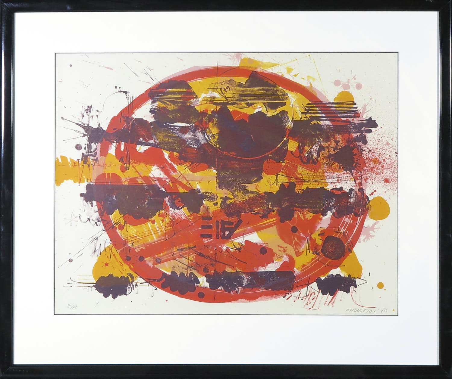 Sam Middleton - Litho, Zonder titel - Ingelijst kopen? Bied vanaf 200!