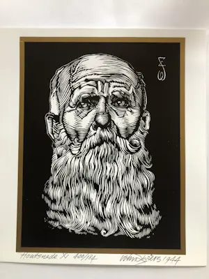 Wim Zwiers - Portret kopen? Bied vanaf 35!