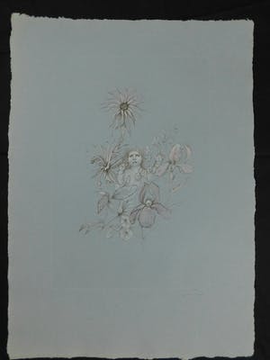 Leonor Fini - Fille avec des fleurs kopen? Bied vanaf 25!
