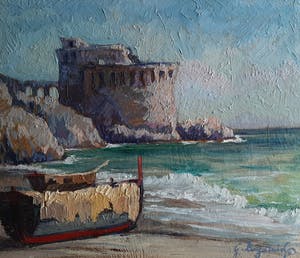 Niet of onleesbaar gesigneerd - luministisch kustgezicht kopen? Bied vanaf 1!